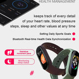 M7 Smart Watch Smartband Heart Rate Smartwatch Fitness Tracker Blood Pressure Sport Bracelet for Mi Band 7 Men Women