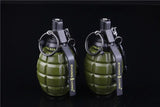 New Multifunctional Military Model Creative Windproof Lighter Metal Body Pink Flame Ashtray Butane Gas Lighter Collection Gift