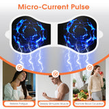 EMS Back And Neck Massager Wireless Pulse Heating Cervical Massage Patch 6 Mode 19 Level Mini Electric Muscle Stimulator Sticker