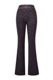 gia slim fit letter printed open thread design hooded zipper short jacket pants set