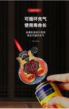 Lucky Bag Fun Welfare Design Double Fish Windproof Lighter Inflatable Blue Flame Giant Discount Butane Lighter
