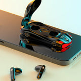 TWS Mini Wireless Bluetooth Headset Sports Earphones Car Shaped Low Latency LED Battery Indicator JL Private Model