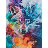 GATYZTORY Diy Paint By Numbers For Adults Beginners Wolf Animals Acrylic Painting By Number Kits Home Decoration Frameless