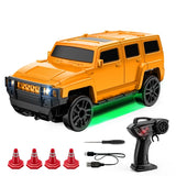 1/64 Scale Drift RC Car 2.4G Desktop Mini Racing Model with ESP 4WD Remote Control Vehicle Toy For Adults Kids Ideal Gift