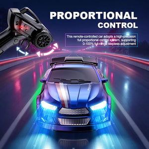 1/64 Scale Drift RC Car 2.4G Desktop Mini Racing Model with ESP 4WD Remote Control Vehicle Toy For Adults Kids Ideal Gift