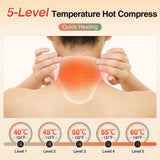 Electric foot and hand massager can vibrate and heat the ankles and ankles, and the bracket joints are portable, which can relax