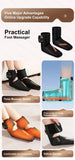 Cordless Foot Ankle Massager Airbag Kneading Foot Massage Compression Warm Feet Relaxblood Circulation Vibration Feet Massage