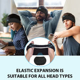 Yoga Hairbands Wireless Bluetooth Headphones Soft Elastic Sports Headbands Sleeping Music Eye Mask Outdoor Sweatband Earphones