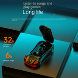 TWS Mini Wireless Bluetooth Headset Sports Earphones Car Shaped Low Latency LED Battery Indicator JL Private Model