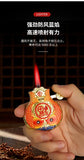 Lucky Bag Fun Welfare Design Double Fish Windproof Lighter Inflatable Blue Flame Giant Discount Butane Lighter