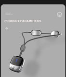 Smart TENS+EMS Electric Neck Massager with Micro-Current Portable Hot Compress for Cervical Spine Shoulder And Neck Pain Relief
