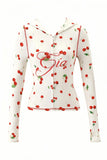 new shoulder letter printed open thread design slim fit hooded zipper short jacket shorts set