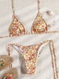 ZRTAK Two Piece Suit Bikinis 2026 Women Swimsuit Push Up Bathing Suit Sexy Bikinis Sets Swimwear Print Beachwear Solid Biquinis