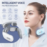 TENS Pulse Neck Massage Household Cervical Spine Massager Wireless Smart Sholder Cervical Massager Heating Muscle Punch Beating