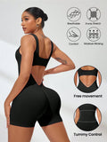 Sexy With V-shaped Exposed Waist Women's Summer Jumpsuits Fitness Daily Wear Casual Yoga Workout Jumpsuits