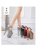 Korean Style Nightclub Catwalk Shoes 20 Cm Waterproof Platform Hentiangao High Heel Sandals Middle Eastern Fashion And Elegant