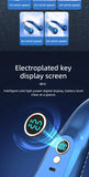 3000mA Portable Mini Hanging Neck Fan Bladeless Neckband Fan Digital Display Power Air Cooler USB Rechargeable Electric Fans