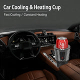 Upgraded Version 12V Smart Auto Car Cup Holder 2-in-1 Portable Car Cup Holder for Fast Cooling and Heating for Coffee & Water