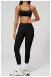 2PCS Yoga Suit Women Tracksuit Sports Bra High Waist Leggings Outfit Gym Set Fitness Athletic Wear Workout Clothes Sportswear