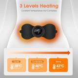 EMS Back And Neck Massager Wireless Pulse Heating Cervical Massage Patch 6 Mode 19 Level Mini Electric Muscle Stimulator Sticker