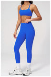 2PCS Yoga Suit Women Tracksuit Sports Bra High Waist Leggings Outfit Gym Set Fitness Athletic Wear Workout Clothes Sportswear