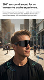 Lenovo AI Smart Glasses ChatGPT 8K Camera 2400W Anti-shake Cycling Video&Photo Sport Sunglasses DualMic 32GB Windproof Goggles