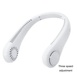 New Summer Portable Mini Hanging Neck Fan Bladeless Neckband Fan Digital Display Power Air Cooler USB Rechargeable Electric Fans