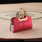 Mini Fashion Women's Bag Inflatable Lighter Open Flame Butane Gas Metal Lighter Women's Gift Cigarette Accessories