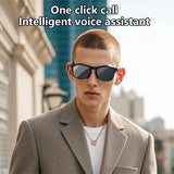 Lenovo Bluetooth5.4 AI Smart Camera Glasses 8K Photo Recording Remote Control Touch Translator Voice Assistant Wireless Sunglass