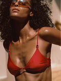 Miyouj Push Up Swimwear High Cut Bikinis Sexy Two Piece Suits Solid Bikini Set New Swimsuits String Bathsuit 2026 Swimsuit