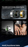 For  Smart Ring Men Women Bluetooth Monitor Blood HeartRate Blood Oxygen Monitor Smartring MultiSport 5ATM Waterproof