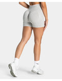 Women's High Waisted Leopard Print Yoga Shorts — Seamless Tummy Control Workout Biker Shorts for Gym, Fitness, and Running