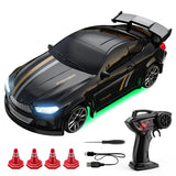 1/64 Scale Drift RC Car 2.4G Desktop Mini Racing Model with ESP 4WD Remote Control Vehicle Toy For Adults Kids Ideal Gift