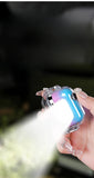 Waterproof Lighter Double Arc Mini Electronic Windproof Lighter Electric Transparent USB Rechargeable Lighters Outdoor Camping