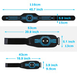 EMS Muscle Stimulator Toner Abdominal Toning Belt Body Slimming Massager Belly Waist Back Arm Leg Fitness Massage USB Recharge