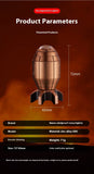 Metal Rotating Decompression Rotating Lighter Windproof Spray Flame Bullet Butane Inflatable Lighter Personalized Men's Gift