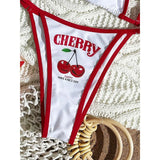 S -XL 13 Color Printed Three-Piece Bikini Set Short Sleeve Bikini Female Swimsuit Women Swimwear Bather Bathing Suit Swim V6854G