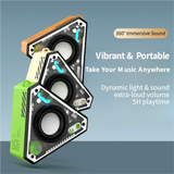 V2 Portable TWS Bluetooth Speaker Audio Desktop Subwoofer Mini Wireless Portable Speaker HiFi Music Stereo Outdoor Loudspeaker