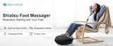 Medcursor Shiatsu Foot Massager Machine with Heat Roller Muscle Relaxation Pain Relief Electric Fully Wrapped Foot Massage