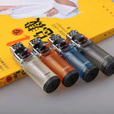 Magic Blue Flame Grinding Wheel Lighter Metal Butane Gas Flint Lighter Cigarette Lighter Smoking Accessories Ensendedores