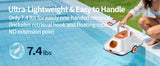 Cordless Robotic Pool Cleaner with 210Mins Long Runtime Automatic Pool Vacuum Smart Path Planning Auto-Parking Large Coverage Up to 2200 Sq.Ft