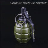New Multifunctional Military Model Creative Windproof Lighter Metal Body Pink Flame Ashtray Butane Gas Lighter Collection Gift