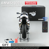 Remote start 1:6 For BMW S1000RR alloy die-casting motorcycle model sound light dynamic collection hobbies birthday Gift boys