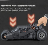 Large Scale 1:18 Batmobile Car Model Toy The Dark Knight Trilogy Sound Light Sliding Spray Alloy Vehicle Models Ornaments Gifts