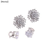 1Pairs Headphone Diameter Buckle Zircon Decorative Headphone Decoration Clip Removable Easy To Install Earbud Accessories