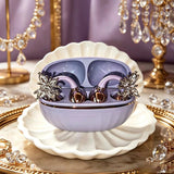 Fashion OWS Clip On Earbuds ENC Clear Call Low Latency Bluetooth Headphones with Free Rhinestone Butterfly Accessories