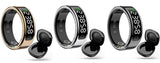 R11C Smart Ring Men Women Display Screen Gesture Swipe Video Smartring Waterproof Heart Rate Sleep Monitor Qring for Android IOS