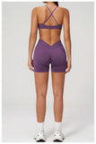 2PCS Yoga Suit Women Tracksuit Sports Bra High Waist Leggings Outfit Gym Set Fitness Athletic Wear Workout Clothes Sportswear