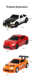 Mini Drift RC Car Supra 1/64 Scale With Gyro 2.4Gh Remote Control Professional High-Speed Turbo Racing Toy 1+ Birthday Gift