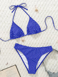 Fashion Sexy Leopard Print Bikini Set for Women, Tie Side String Two Piece Swimsuit, Push Up Beach Bathing Suit, Summer